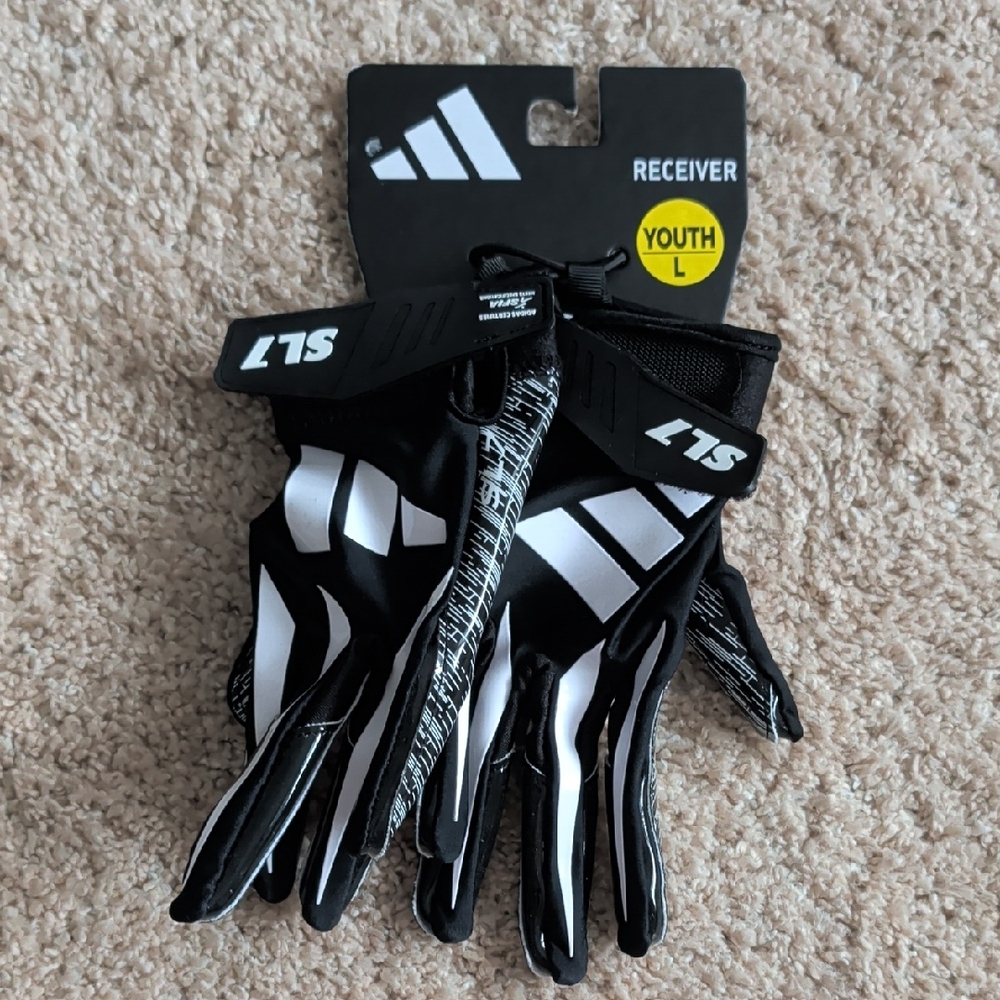 New Kids Adidas NFL Football Receiver Gloves